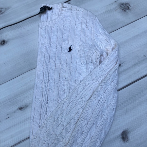 RALPH LAUREN CREAM COLORED WOMENS SWEATER - Picture 6 of 6